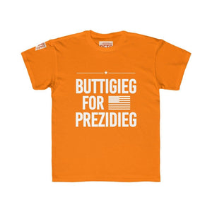 "Buttigieg for Prezidieg" Kids Regular Fit Tee
