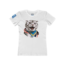 Load image into Gallery viewer, Happy Excited Cat - #TeamPete - Women&#39;s Favorite Tee