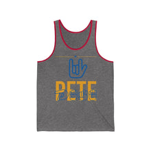 Load image into Gallery viewer, Love Pete ASL Jersey Tank - mayor-pete