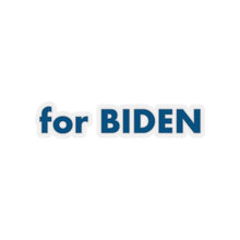 Load image into Gallery viewer, &quot;for Biden&quot; add-on Stickers in River Blue