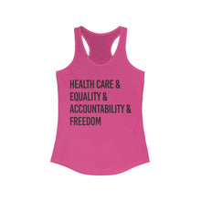 Load image into Gallery viewer, &quot;Freedom&quot; -  Women&#39;s Ideal Racerback Tank - mayor-pete