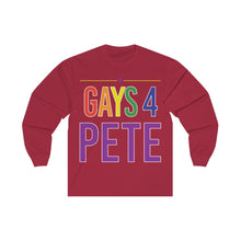 Load image into Gallery viewer, Gays 4 for Pete -  Unisex Jersey Long Sleeve Tee