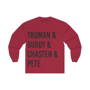 "Truman & Buddy" - Unisex Jersey Long Sleeve Tee