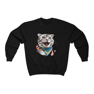 Happy Excited Cat - #TeamPete - Sweatshirt