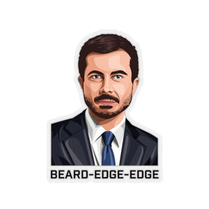 BEARD-EDGE-EDGE Stickers
