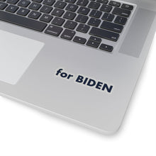 Load image into Gallery viewer, &quot;for Biden&quot; add-on Stickers in Strato Blue