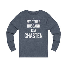 Load image into Gallery viewer, &quot;My Other husband is a Chasten&quot; - Unisex Jersey Long Sleeve Tee - mayor-pete