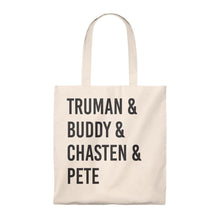 Load image into Gallery viewer, &quot;Truman &amp; Buddy&quot; -  Tote Bag - Vintage - mayor-pete