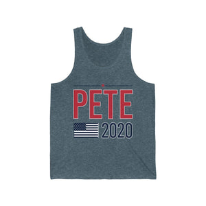 Pete2020 Flag Jersey Tank - mayor-pete