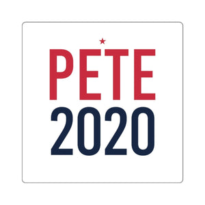 Pete 2020 Square Stickers - mayor-pete