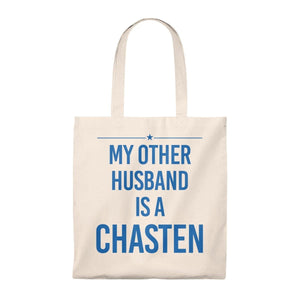 "My Other Husband is a Chasten" -  Tote Bag - Vintage - mayor-pete