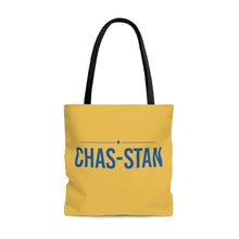 Load image into Gallery viewer, &quot;Chas-Stan&quot; AOP Tote Bag