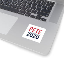Load image into Gallery viewer, Pete 2020 Square Stickers - mayor-pete