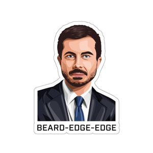 BEARD-EDGE-EDGE Stickers