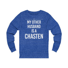 Load image into Gallery viewer, &quot;My Other husband is a Chasten&quot; - Unisex Jersey Long Sleeve Tee - mayor-pete