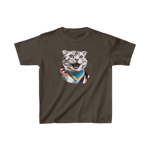Happy Excited Cat - #TeamPete - Kids Tshirt