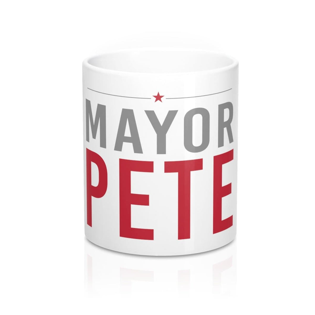 Mayor Pete Mug (White 11oz) - mayor-pete