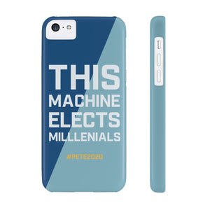 This Machine Elects Millennials - phone case - mayor-pete