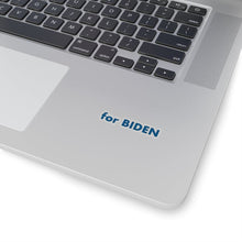 Load image into Gallery viewer, &quot;for Biden&quot; add-on Stickers in River Blue