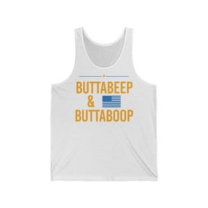 "Buttabeep & Buttaboop" - Jersey Tank - mayor-pete