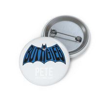 Load image into Gallery viewer, Buttigieg Batman - &quot;Calm Blue&quot; Pin Buttons