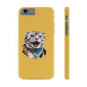 Happy Excited Cat - #TeamPete - Phone Case