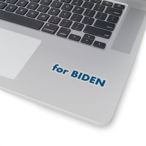 "for Biden" add-on Stickers in River Blue