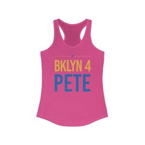 BKLYN 4 Pete - Women's Ideal Racerback Tank - mayor-pete