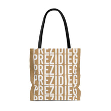 Load image into Gallery viewer, &quot;Prezidieg all over&quot; - Buddy Gold - Tote Bag