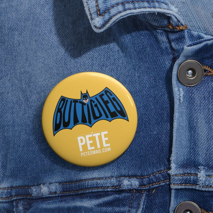 Buttigieg Batman Pin Buttons