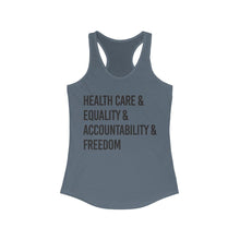 Load image into Gallery viewer, &quot;Freedom&quot; -  Women&#39;s Ideal Racerback Tank - mayor-pete