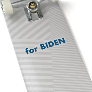 "for Biden" add-on Stickers in River Blue